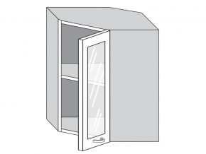 1.60.3у Шкаф настенный (h=720) угловой на 600мм со стекл. дверцей в Горнозаводске - gornozavodsk.магазин96.com | фото