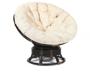 Кресло-качалка Papasan w 23/01 B с подушкой Antique brown, ткань Старт в Горнозаводске - gornozavodsk.магазин96.com | фото