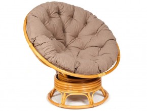 Кресло-качалка Papasan w 23/01 B с подушкой Honey, экошерсть Коричневый в Горнозаводске - gornozavodsk.магазин96.com | фото