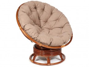 Кресло-качалка Papasan w 23/01 B с подушкой Pecan, экошерсть Коричневый в Горнозаводске - gornozavodsk.магазин96.com | фото