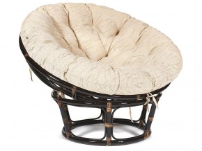 Кресло Papasan 23/01 W с подушкой Antique brown, ткань Старт в Горнозаводске - gornozavodsk.магазин96.com | фото