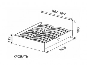 Кровать 1600х2000 ортопедическое основание в Горнозаводске - gornozavodsk.магазин96.com | фото