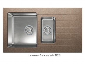 Мойка комбинированная Tolero twist TTS-890 Темно-бежевый 823 в Горнозаводске - gornozavodsk.магазин96.com | фото