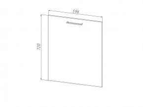 П 60 Комплект для посудомоечной машины 600 мм (цоколь + фасад) ЛДСП в Горнозаводске - gornozavodsk.магазин96.com | фото